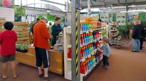 Garden centre staff